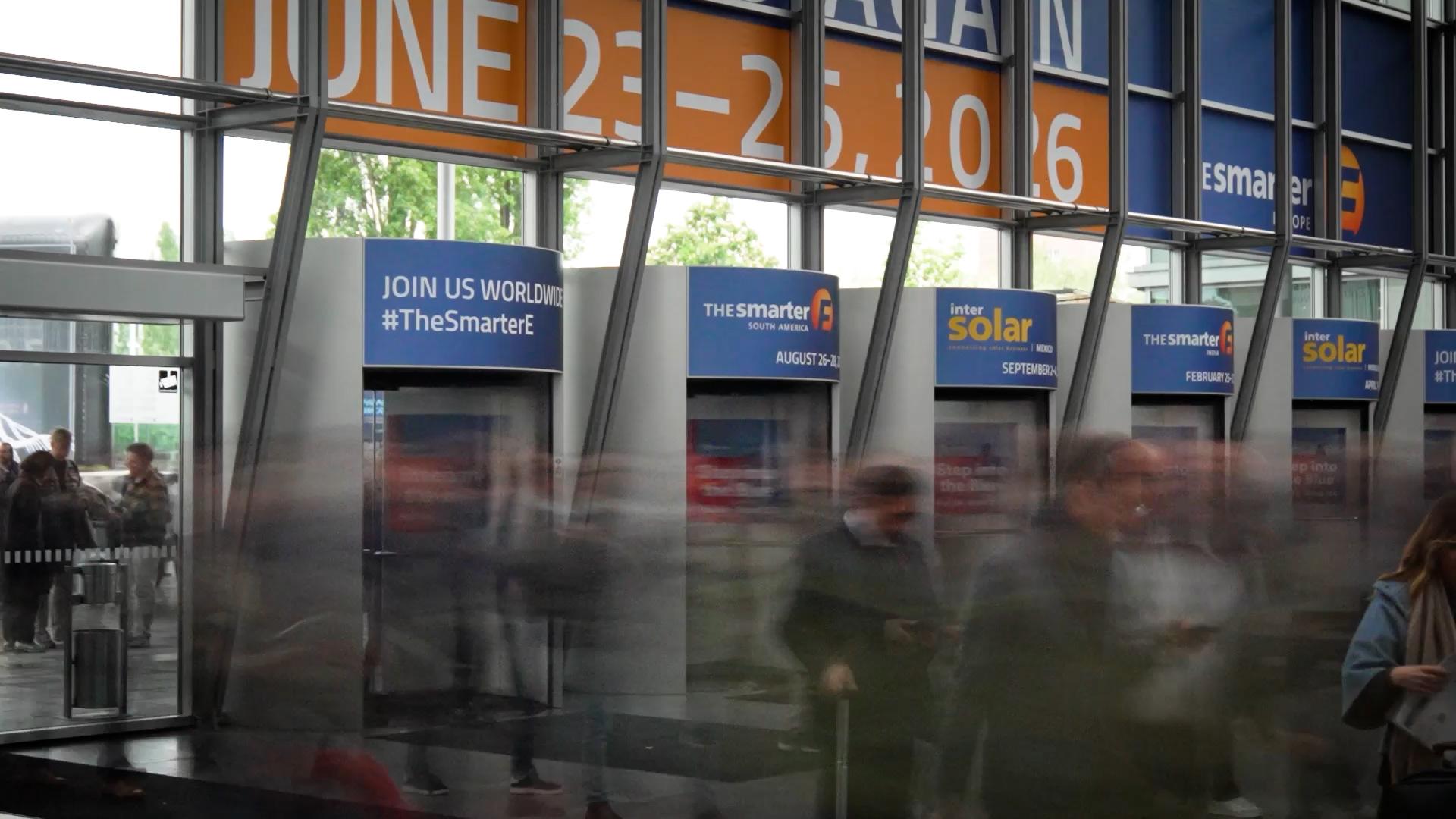 Messefilm München, Eingangsbereiche der Messe